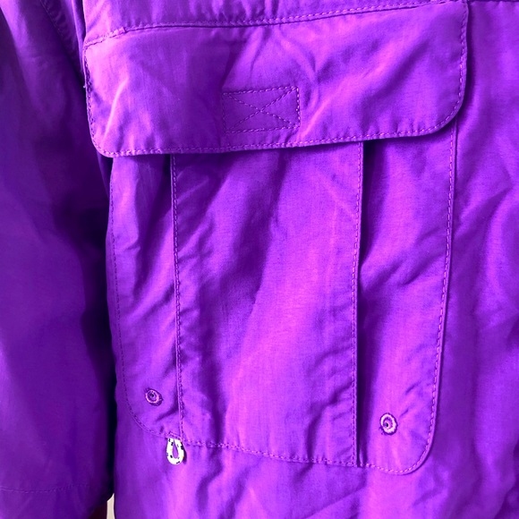 Magellan Outdoor Purple XL short sleeve 2 pocket - Picture 5 of 7
